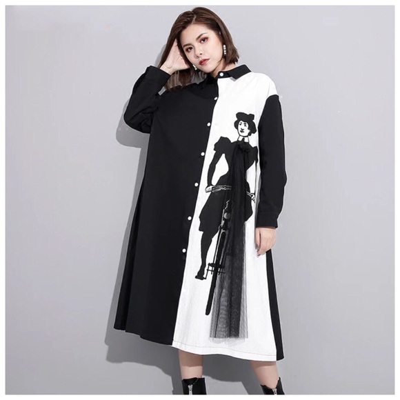 Graphic Tulle Appliqué Top - Picture 2 of 7